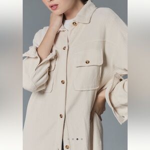 anthropologie duster shacket